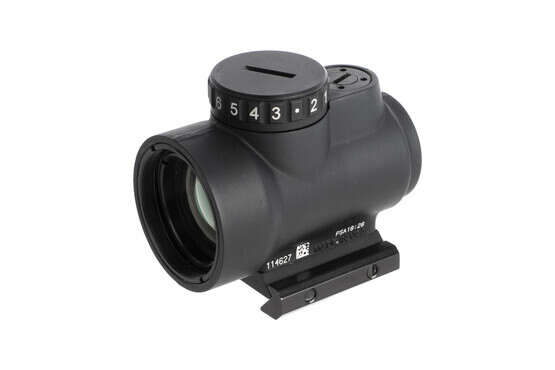 Trijicon MRO green dot with 2MOA reticle is fully sealed and waterproof to 100 feet, with an low height mount www.primaryarms.com